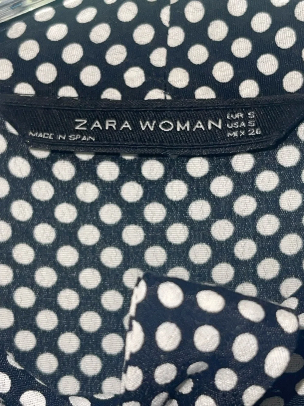 Zara, made in Spain, polka dot mini dress. Size small GUC - Picture 7 of 8
